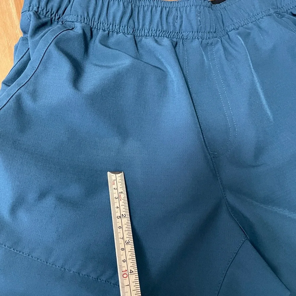 Gerry‎ Mens Performance Hiking Shorts Blue Gray Stretch Elastic Waist M 1555147